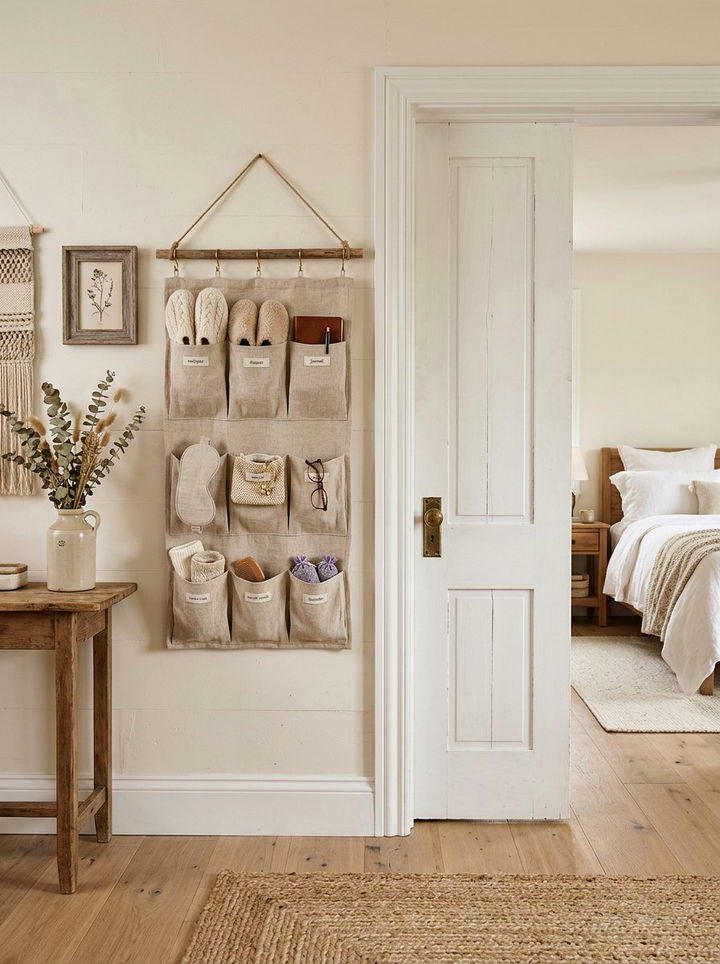 Hanging Fabric Wall Storage - 30 bedroom storage bins