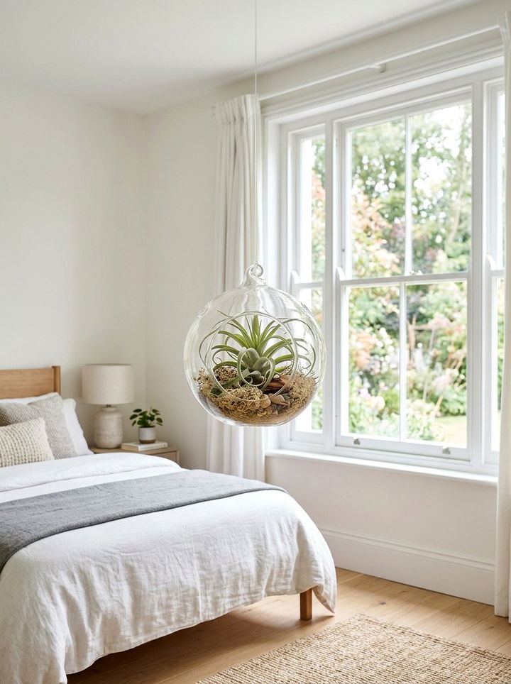 Hanging Glass Globe - 30 bedroom planters