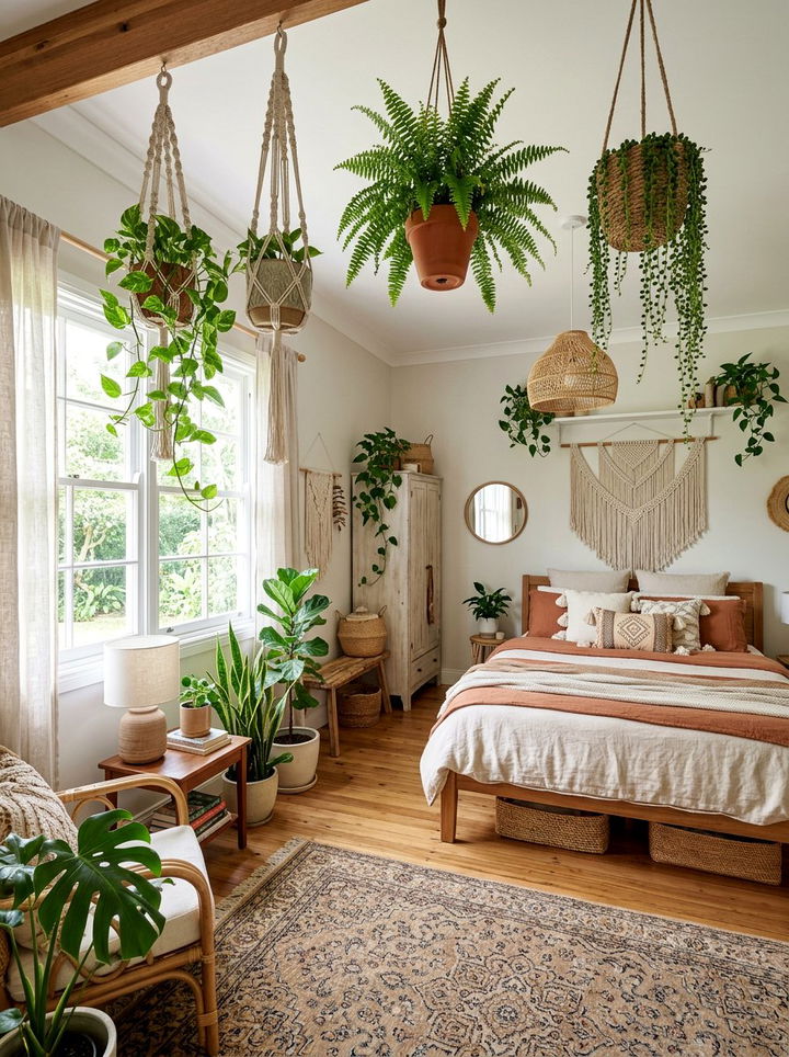 Hanging Plant - 30 bedroom hacks