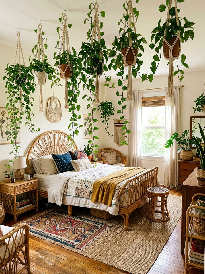 Hanging Plants Bedroom Decor - 30 high ceiling bedroom ideas