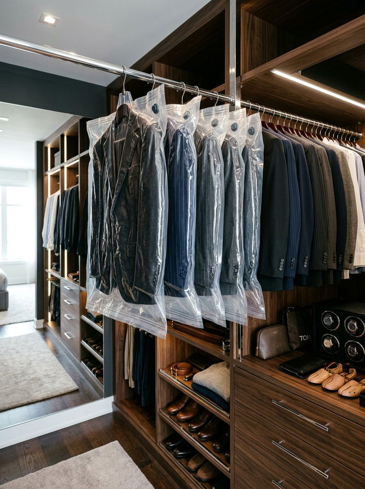 Hanging Vacuum Bag Suit - 30 bedroom vacuum storage bags