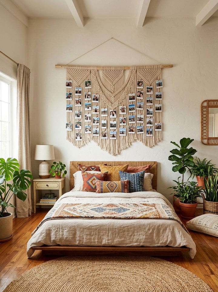 Hanging textile photo banner