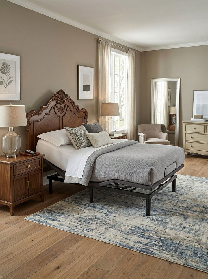 Headboard Compatible Adjustable Bed - 30 bedroom adjustable beds