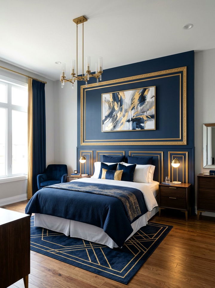 Headboard Molding - 30 bedroom molding ideas