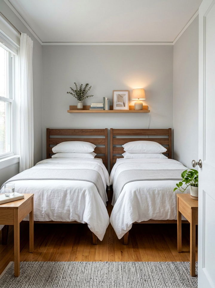 Headboard To Headboard Layout - 30 shared bedroom ideas