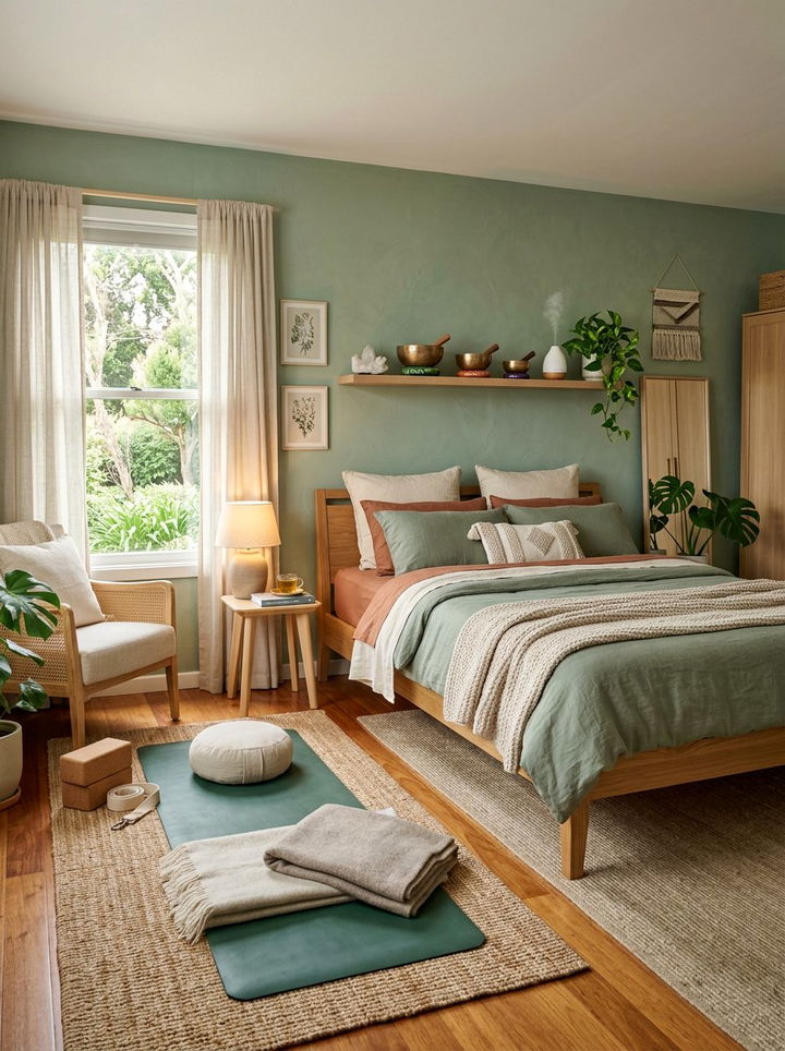 Healing Yoga Bedroom - 30 yoga bedroom ideas