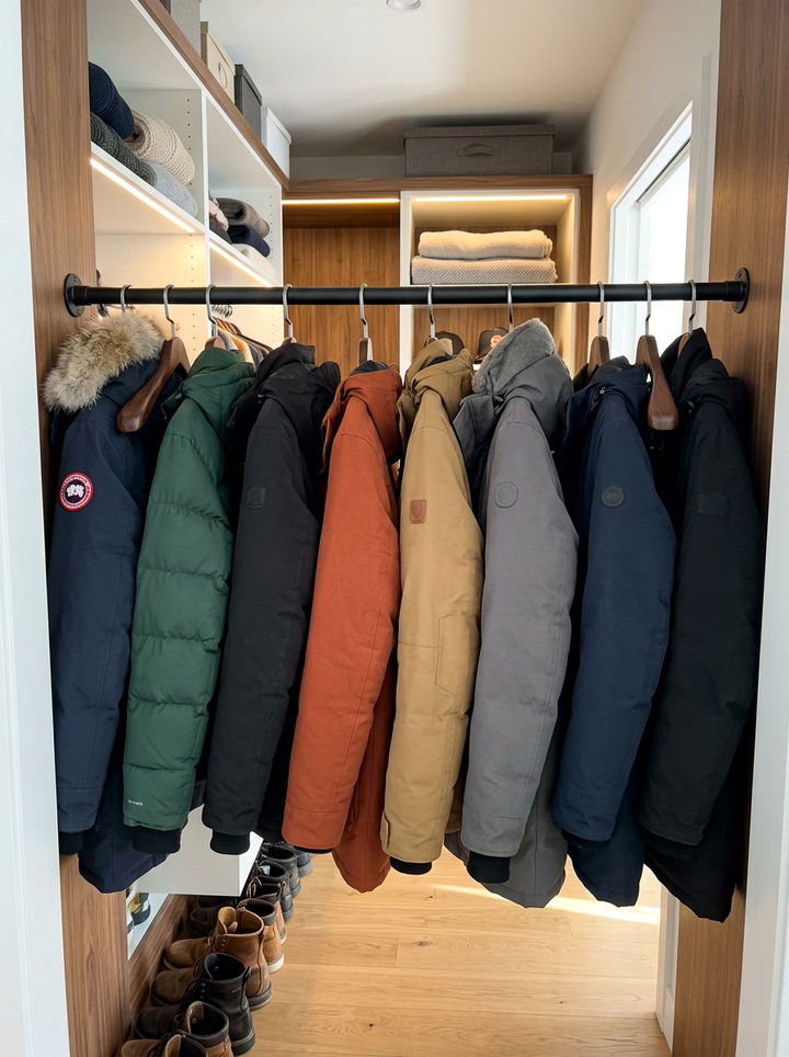 Heavy Coat Hangers - 30 bedroom space saving hangers