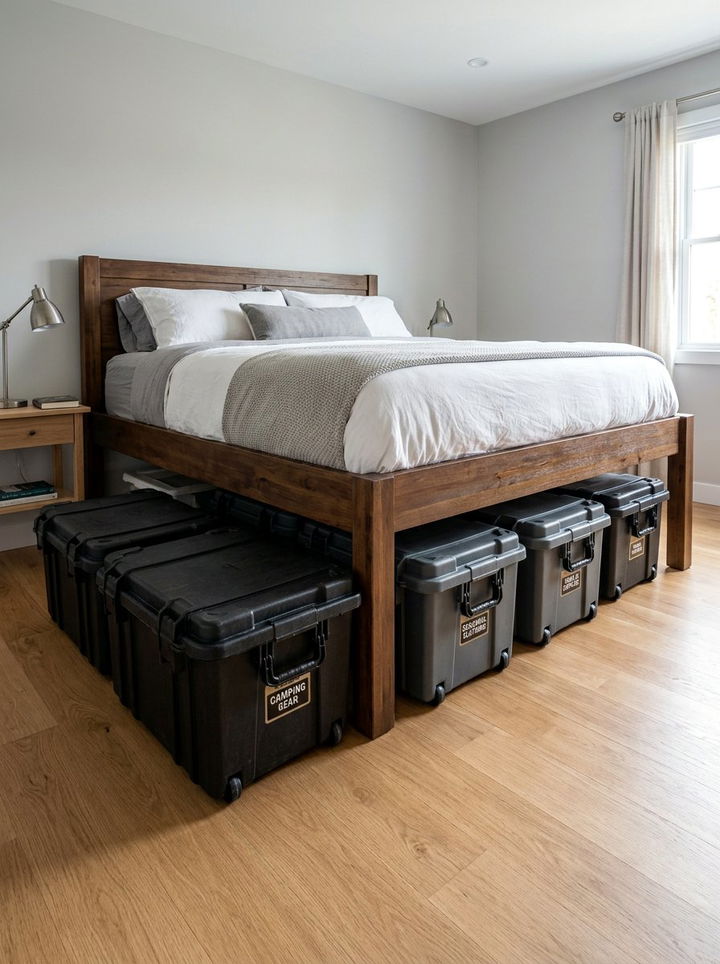 Heavy Duty Under Bed Storage Chests - 30 bedroom under bed storage ideas