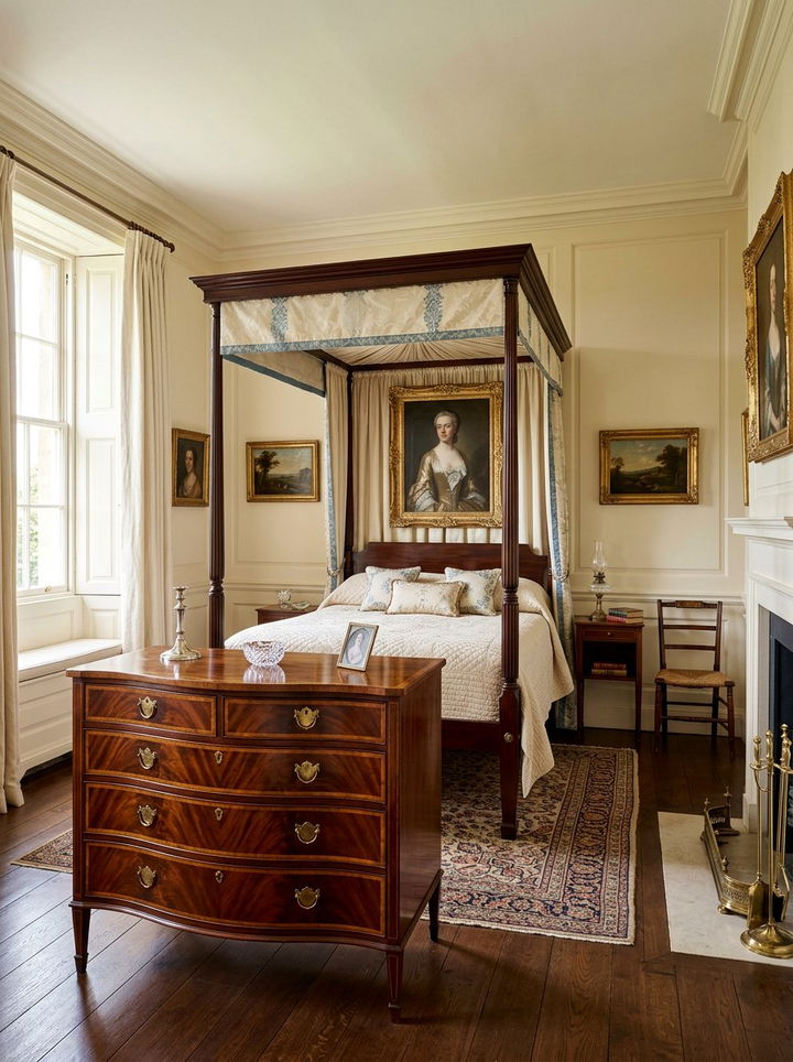 Hepplewhite Antique Dresser - 30 bedroom vintage dressers