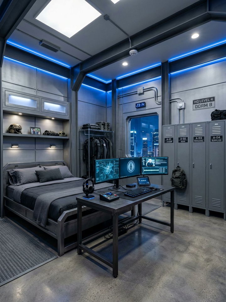 Hero headquarters bedroom - 30 superhero bedroom ideas