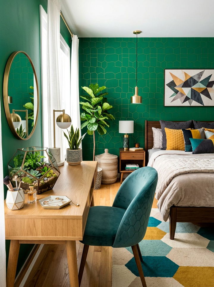 Hexagon Glass Terrarium - 30 bedroom terrariums