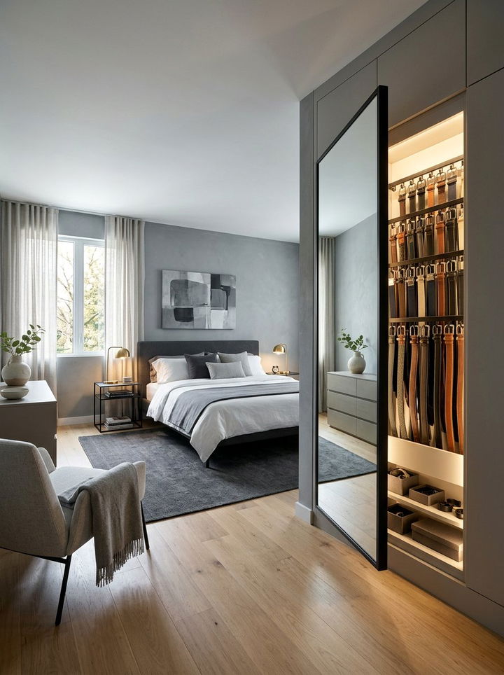 30 Smart Bedroom Belt Organizers for a Clutter-Free Closet