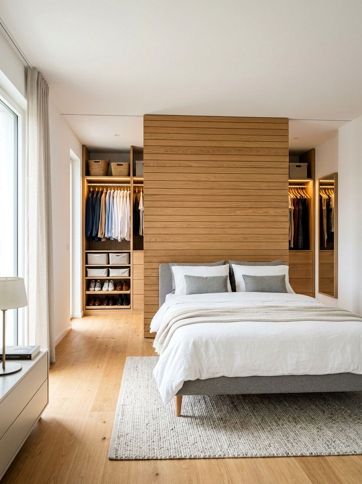 Hidden Closet Behind Bed - 30 bedroom closet ideas