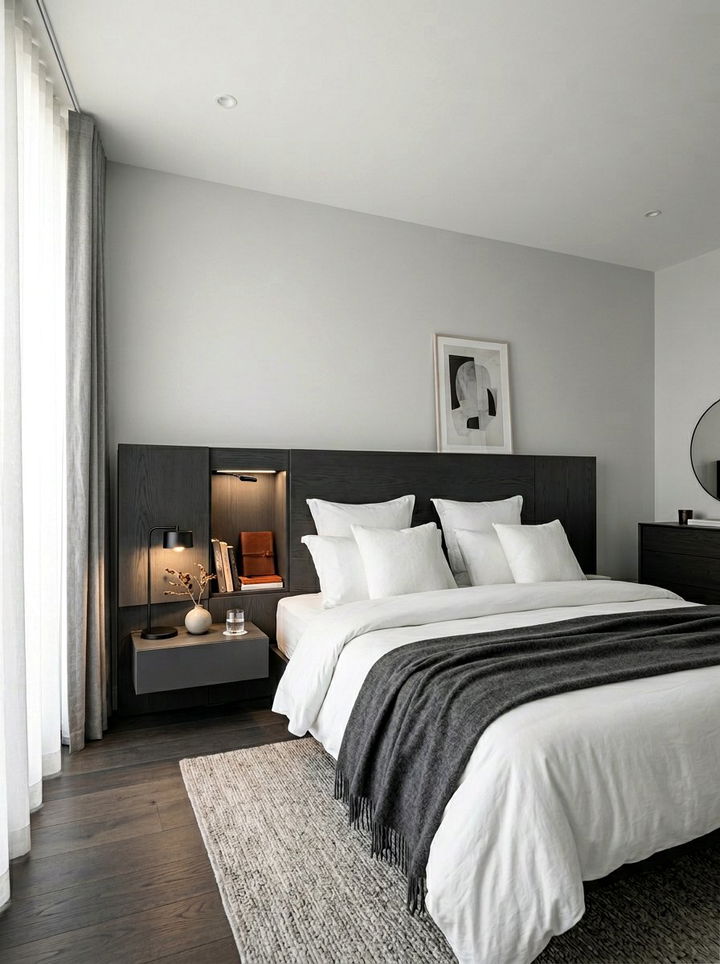 Hidden Compartment Headboard - 30 bedroom storage headboards