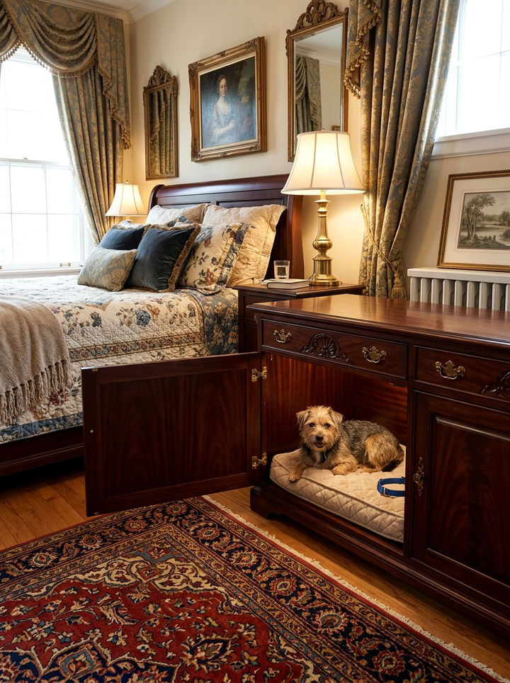 Hidden Dog Bed Cabinet - 30 dog bed bedroom ideas
