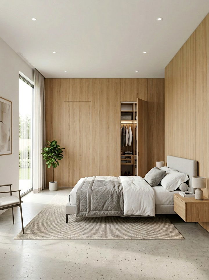 Hidden Door Paneling - 30 bedroom paneling ideas