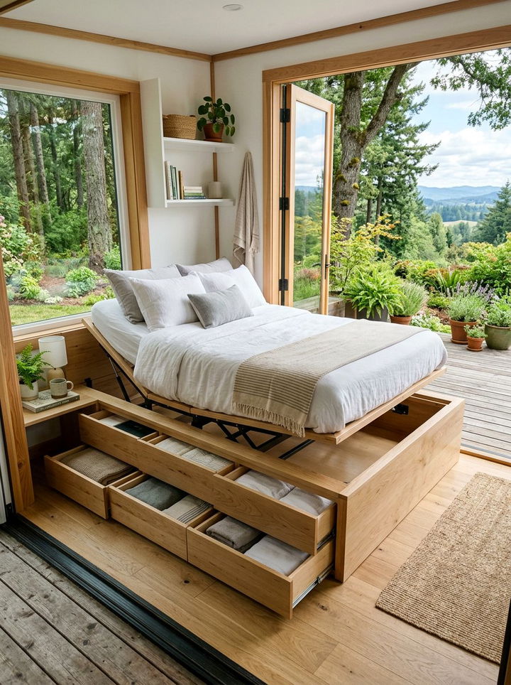 Hidden Storage Adjustable Bed - 30 bedroom adjustable beds