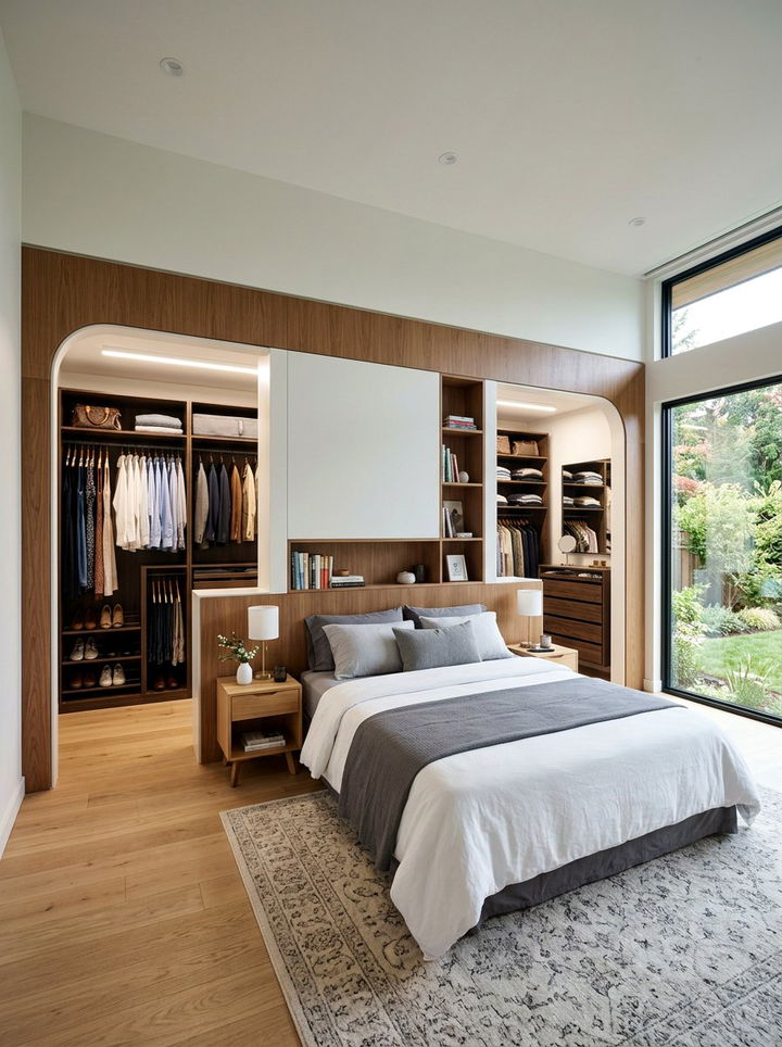 Hidden Walk In Closet Behind Bed - 30 bedroom walk-in closets