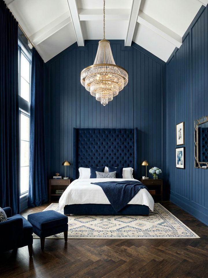 High Ceiling Bedroom - 30 model home bedroom ideas