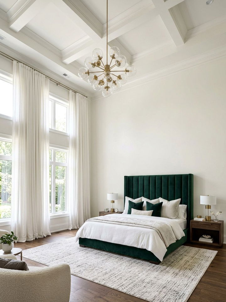 High Ceiling Bedroom - 30 peaceful bedroom ideas