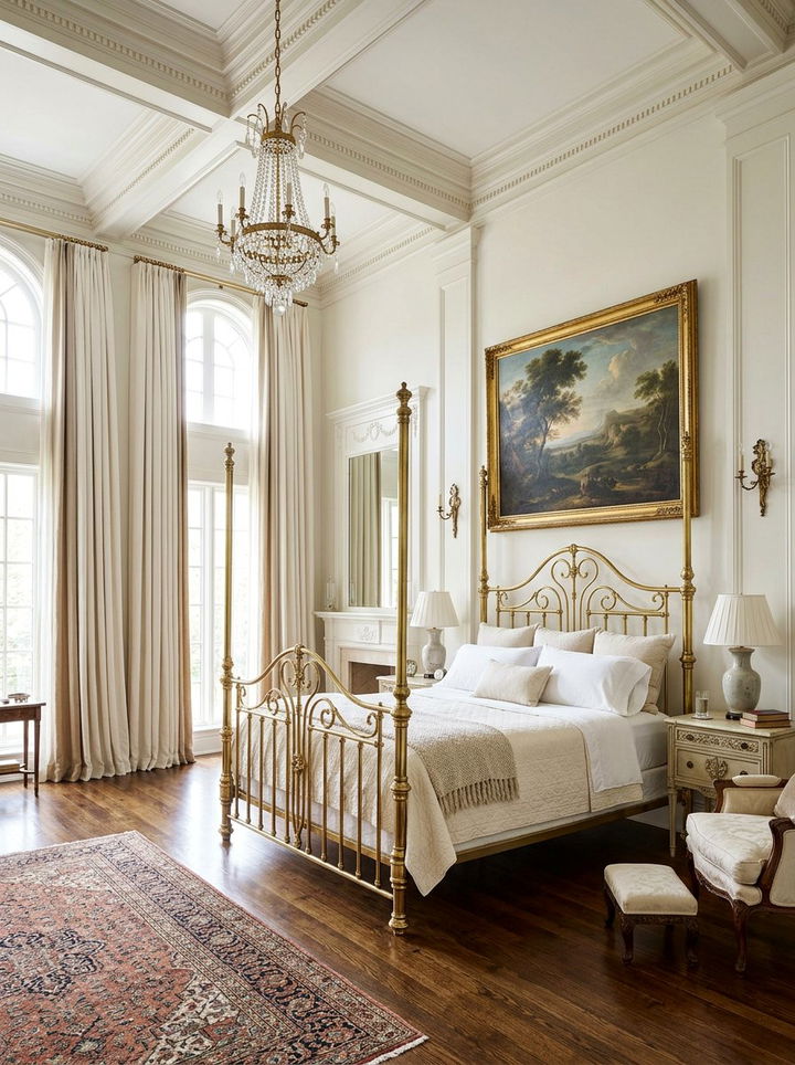 30 Elegant Bedroom Brass Beds for a Timeless, Classic Look