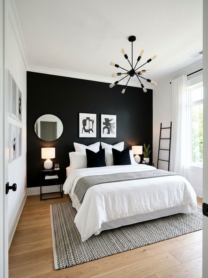 High Contrast Bedroom - 30 architect bedroom ideas