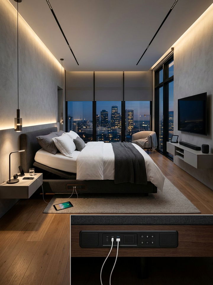 High Tech Adjustable Bed Base - 30 bedroom adjustable beds