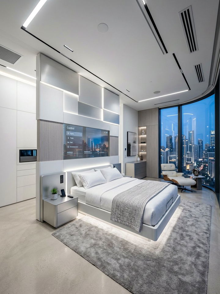 High Tech Bedroom - 30 high-end bedroom ideas