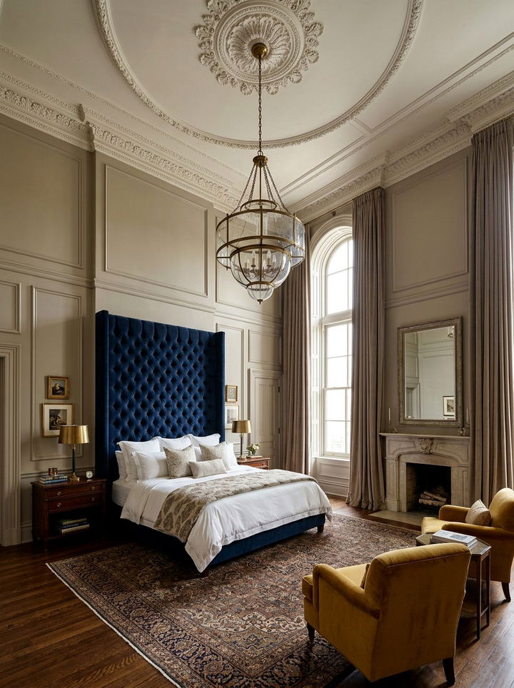 High ceiling master bedroom - 30 period home bedroom ideas