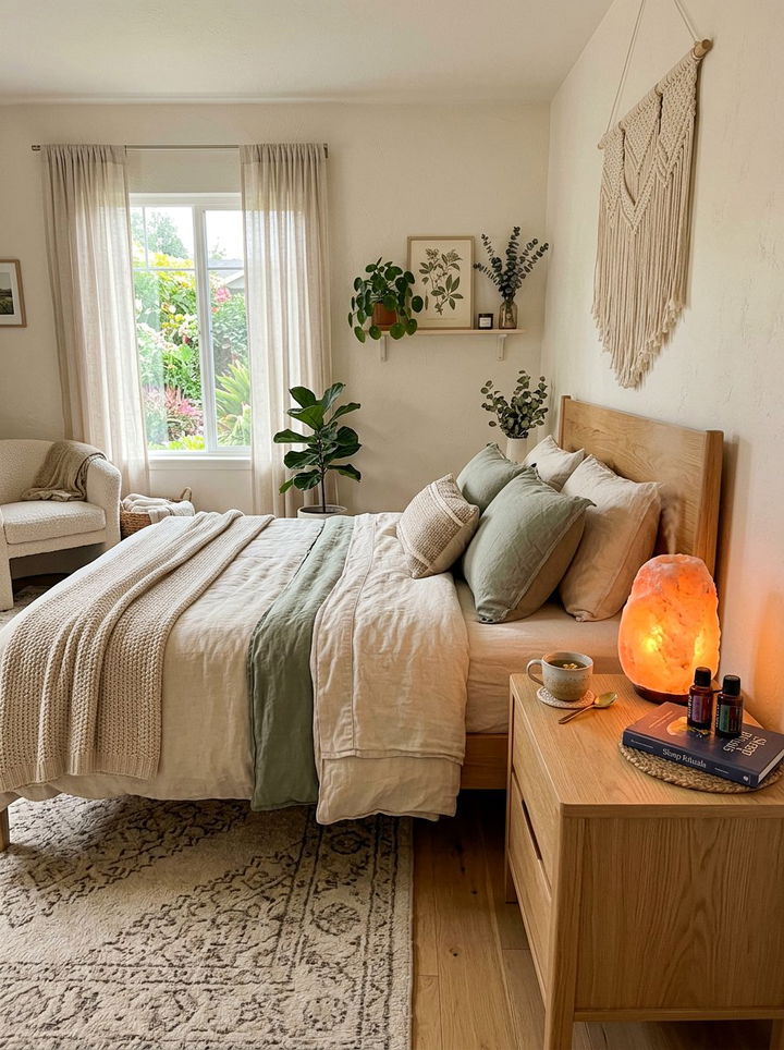 Himalayan Salt Lamp Diffuser - 30 bedroom essential oil diffusers