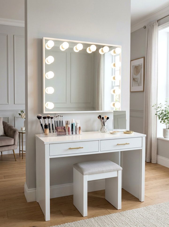Hollywood Mirror Vanity - 30 bedroom vanities