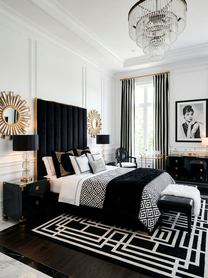 Hollywood Regency Bedroom - 30 instant bedroom ideas