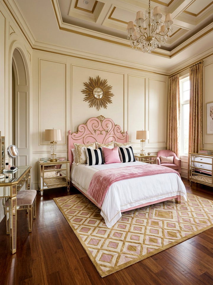 Hollywood Regency Bedroom - 30 bedroom vision boards