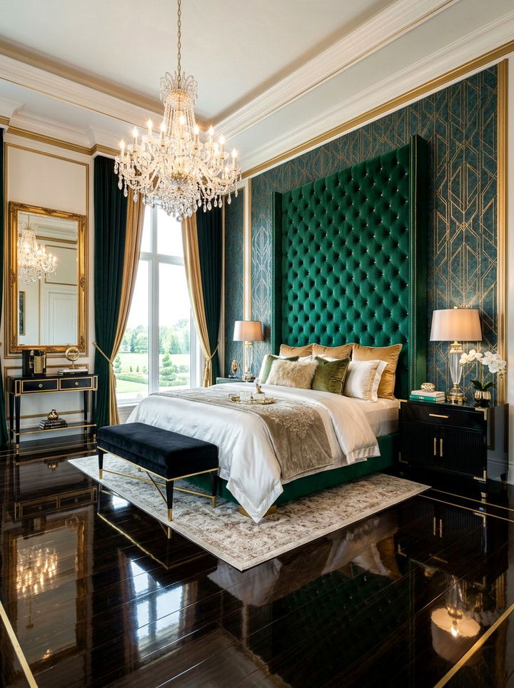 Hollywood Regency Bedroom - 30 grand bedroom ideas