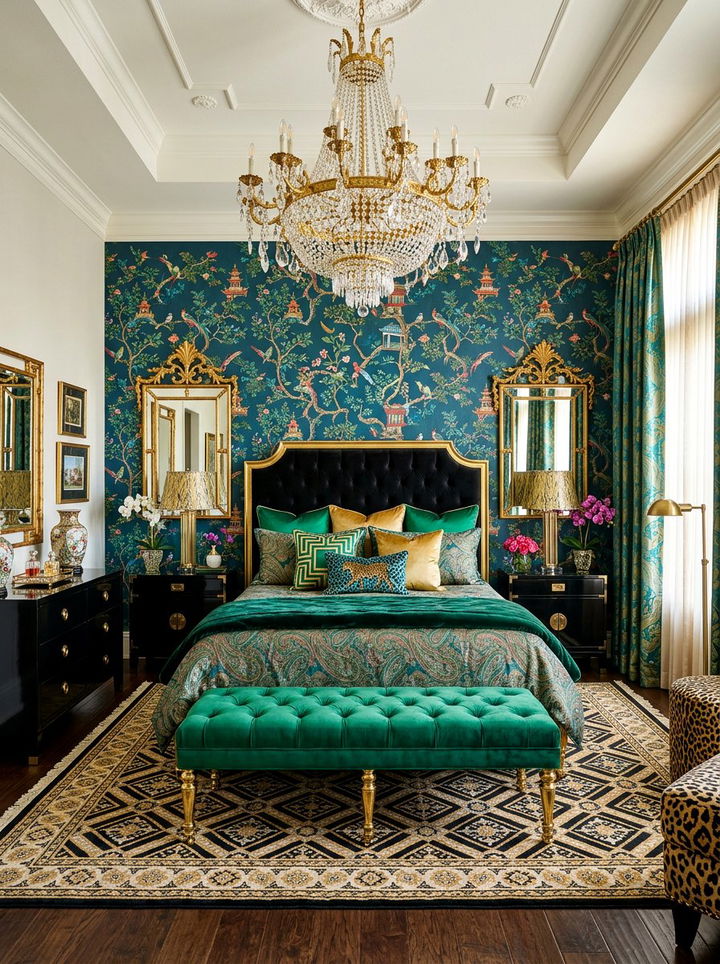 Hollywood Regency Bedroom - 30 high-end bedroom ideas