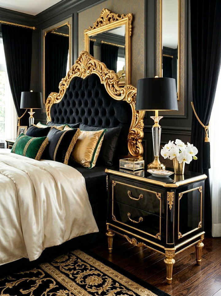 Hollywood Regency Nightstand - 30 bedroom vintage nightstands