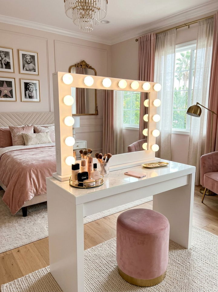 Hollywood Vanity Light - 30 bedroom vanity lights