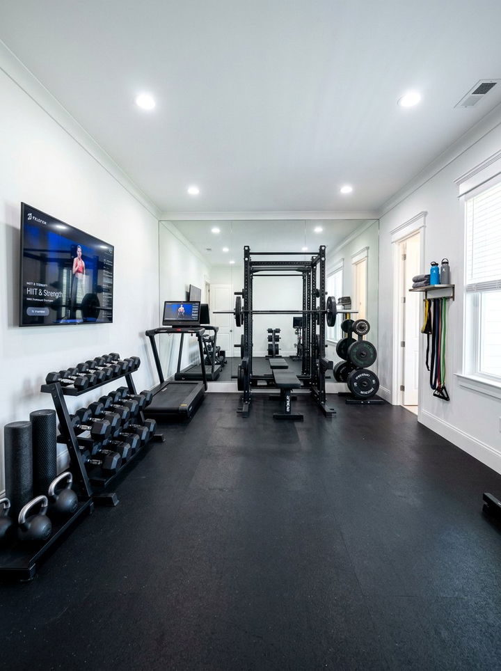 Home Gym - 30 bedroom conversion ideas