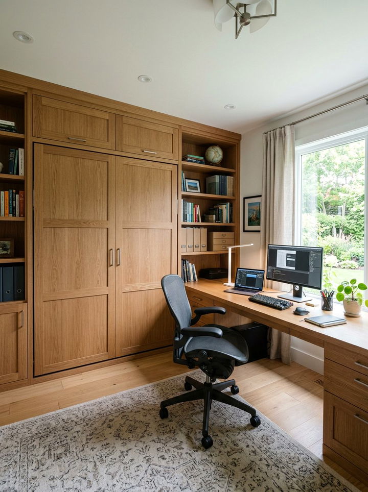 Home Office Murphy Bed - 30 bedroom murphy bed ideas