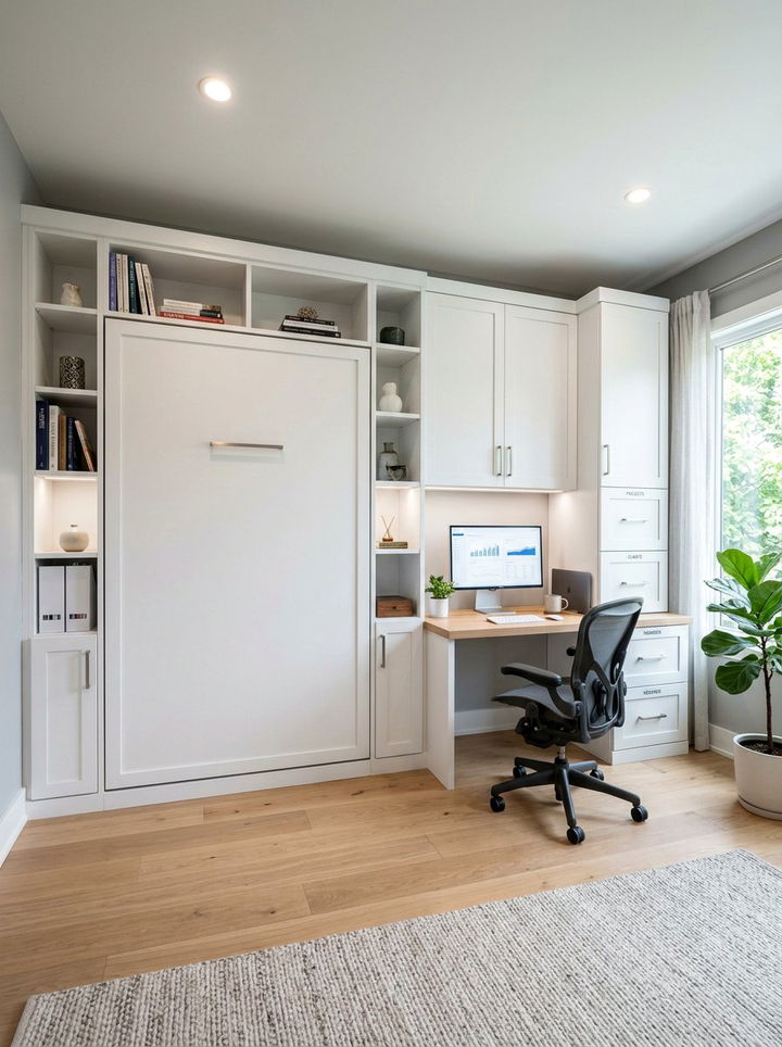 Home Office Murphy Bed - 30 bedroom fold down bed ideas