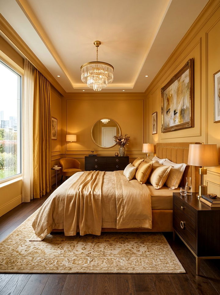 Honey Yellow Bedroom - 30 yellow bedroom ideas