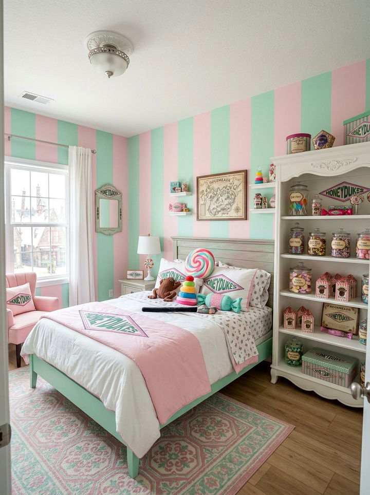 Honeydukes Candy Bedroom - 30 Harry Potter bedroom ideas