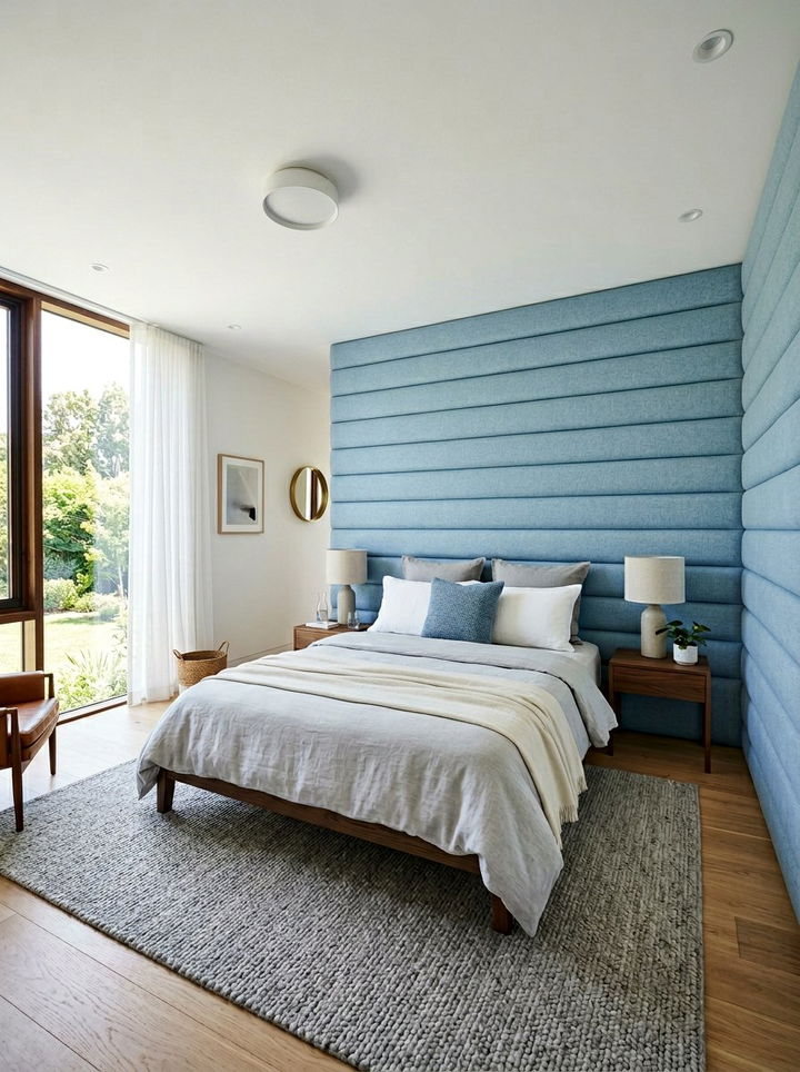 Horizontal Channel Tufted Headboard - 30 bedroom padded headboards