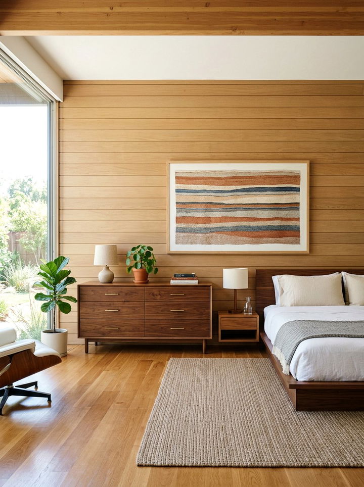 Horizontal Lines Decor - 30 low ceiling bedroom ideas