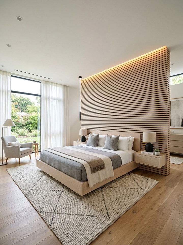 30 Rustic Bedroom Wood Wall Ideas for a Natural Room Look