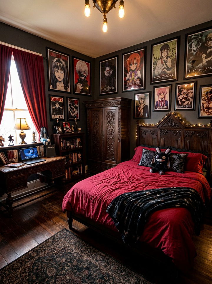 Horror Anime Bedroom - 30 anime bedroom ideas