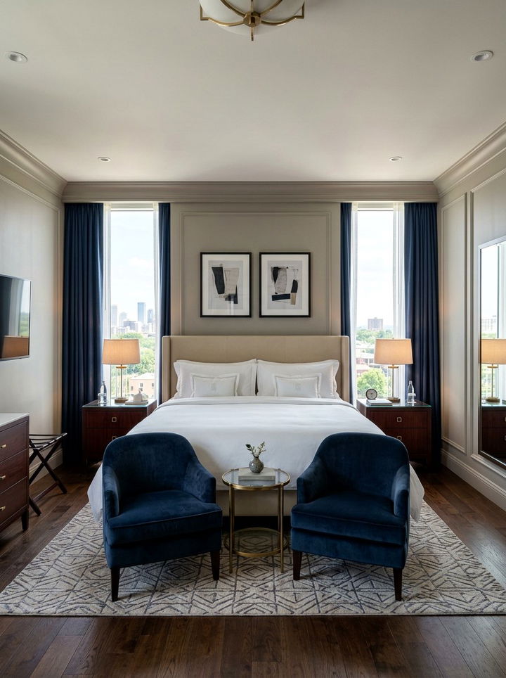 Hotel Style Bedroom - 30 show home bedroom ideas