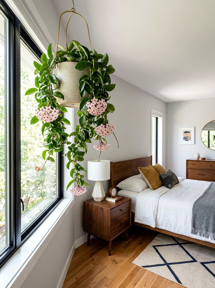 Hoya Carnosa Layout - 30 bedroom hanging plants