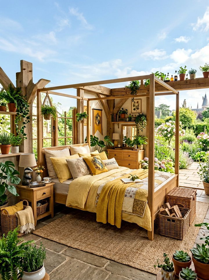 Hufflepuff Bedroom - 30 Harry Potter bedroom ideas