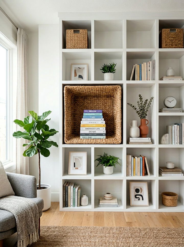 Hyacinth Storage Cube - 30 bedroom storage baskets